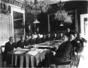 Erste Kabinettssitzung der neuen deutschen Reichsregierung am 13.2.1919 in Weimar Bild 183-R08282